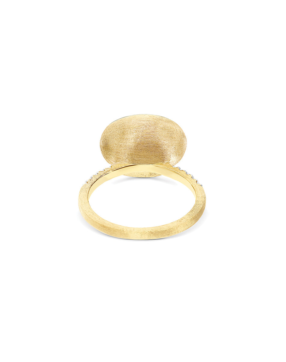 "Boules" Lattementa gold, diamonds, rock crystal, and jadeite ring (Medium)