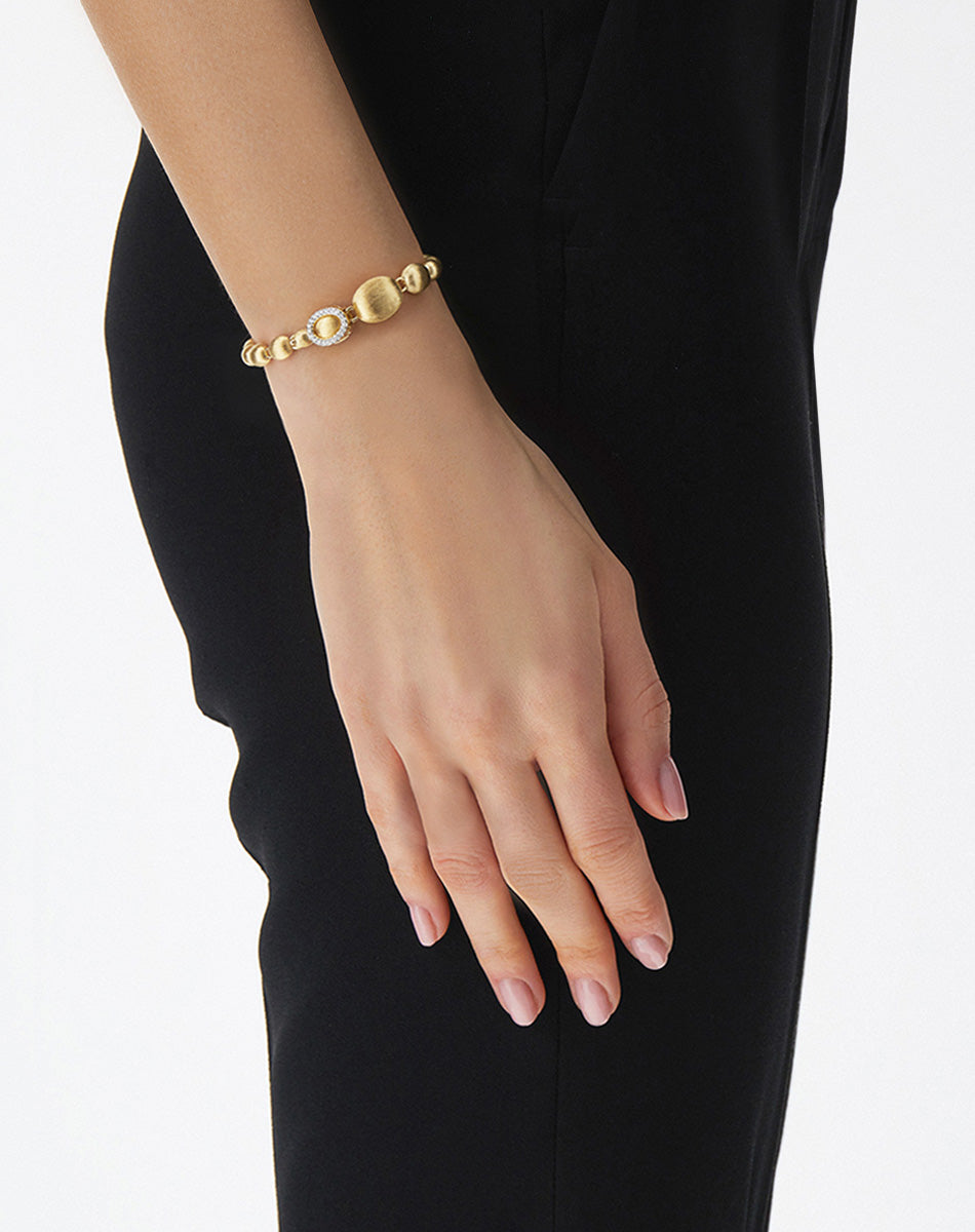 "Ivy" Gold and Diamond bracelet