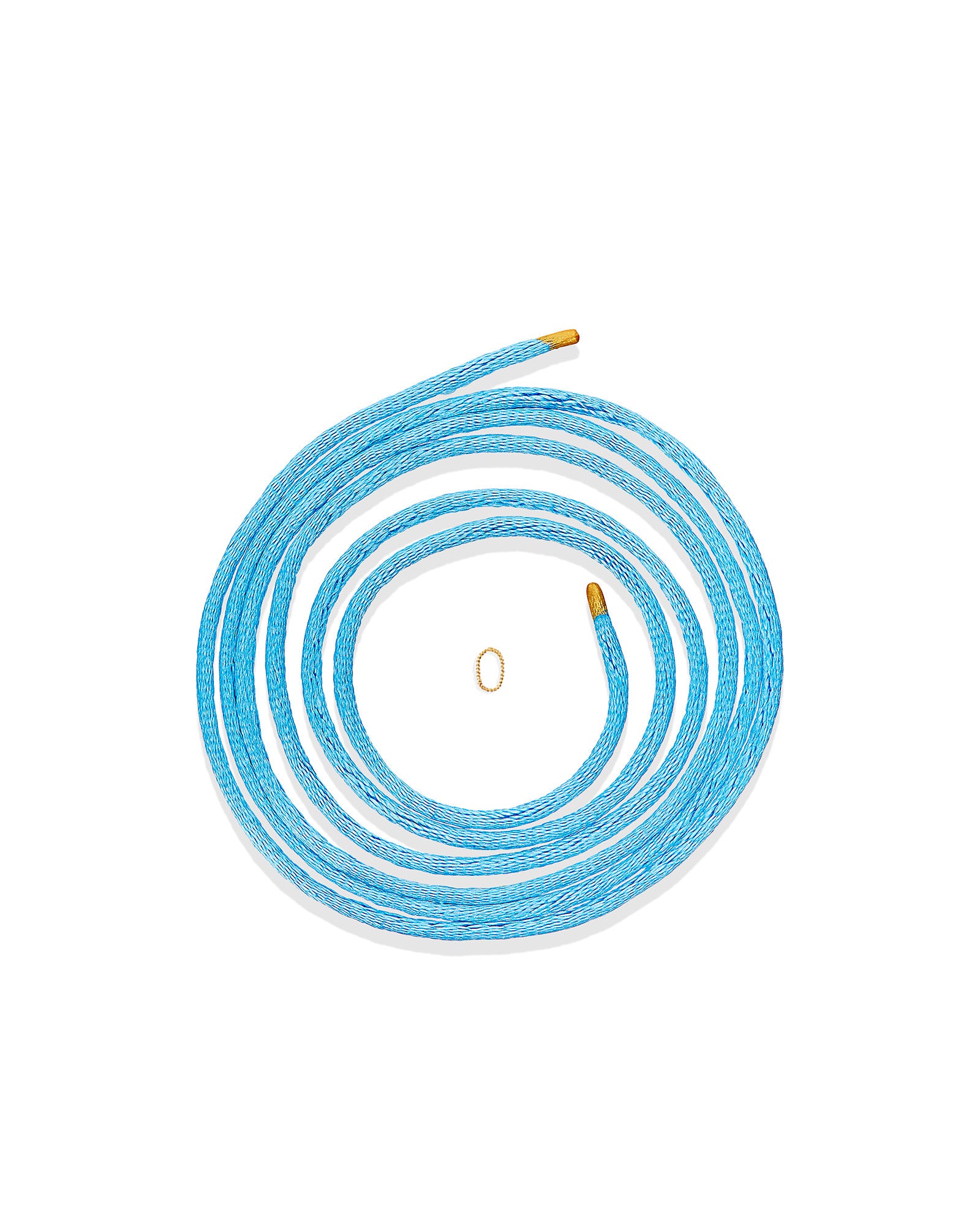 "Azure" Gold, Diamonds and Milky Aquamarine Pendant (SMALL)