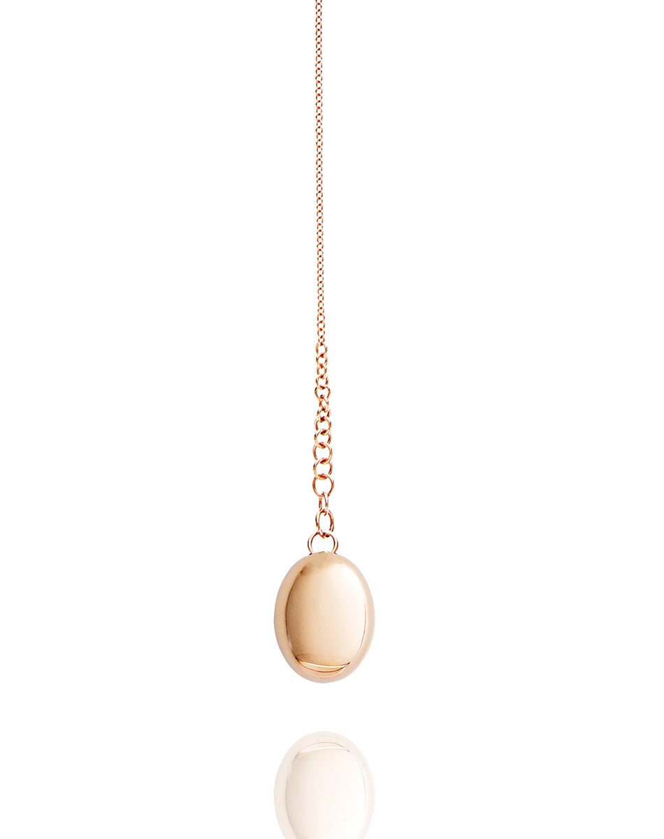 "CANDLE" Rose gold and Diamonds charming pendant