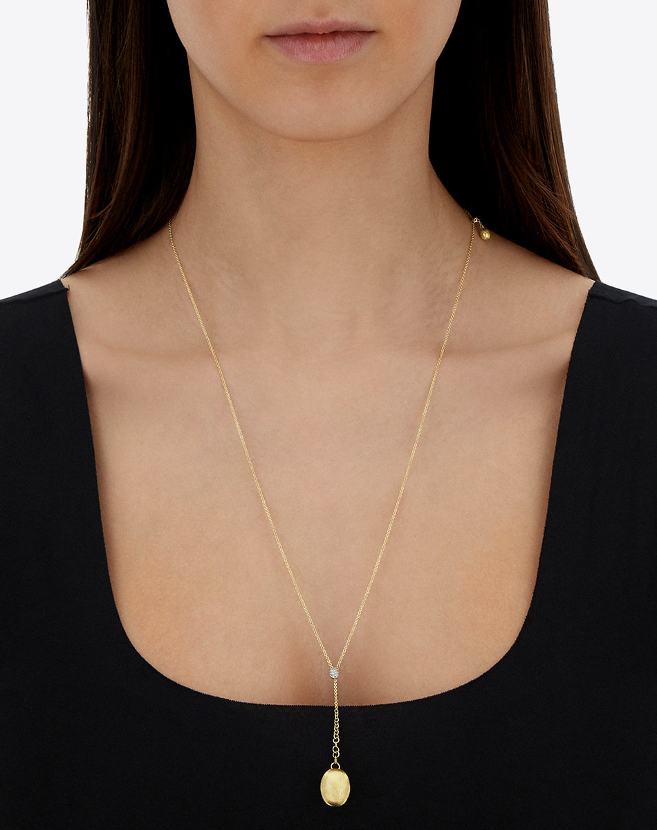 "CANDLE" Gold and Diamonds charming pendant