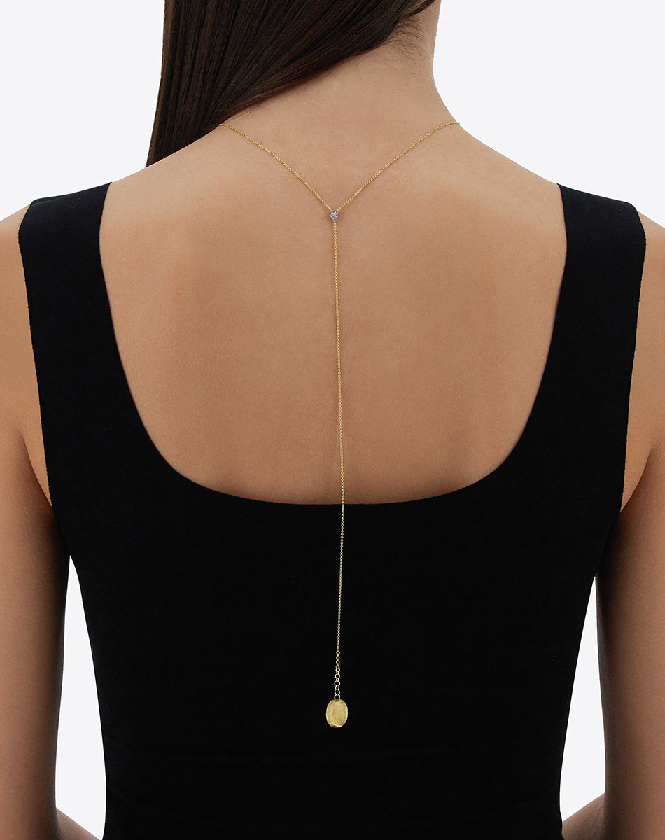 "CANDLE" Gold and Diamonds charming pendant