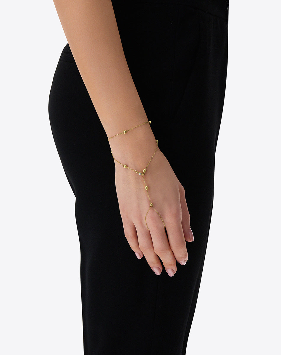 "Soffio Gitano" Gold and Diamonds bracelet and necklace
