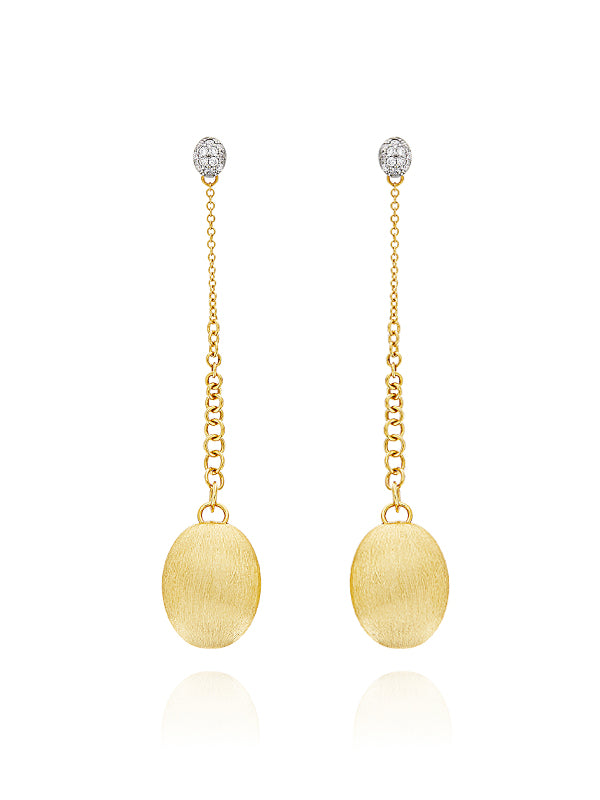 "Elite" Gold and Diamonds Earrings