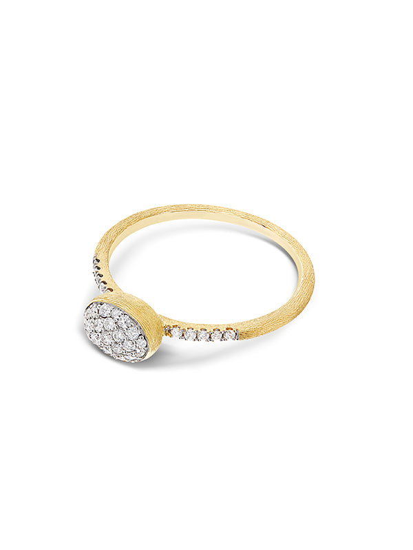 "Élite" Diamonds and Gold Romantic Engagement ring