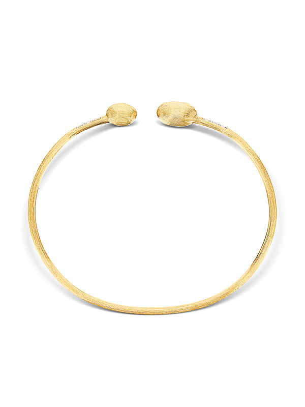 "Élite" Gold and diamonds handmade bangle