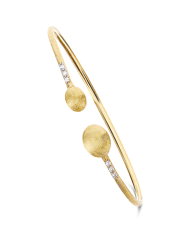"Elite" Gold and diamonds handmade bangle