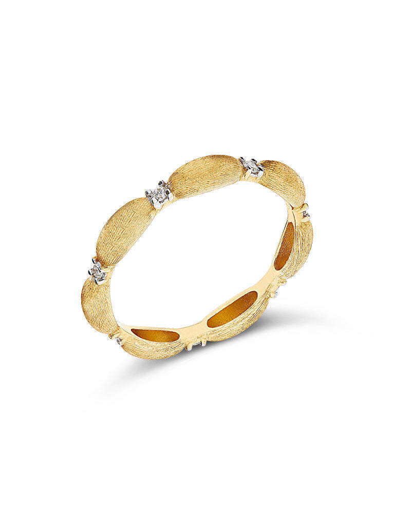 "Elite" Gold and diamonds Essential Ring