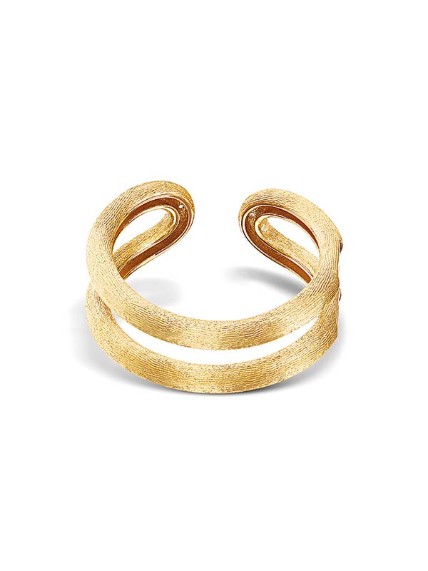 "Libera" Gold and diamonds open ring