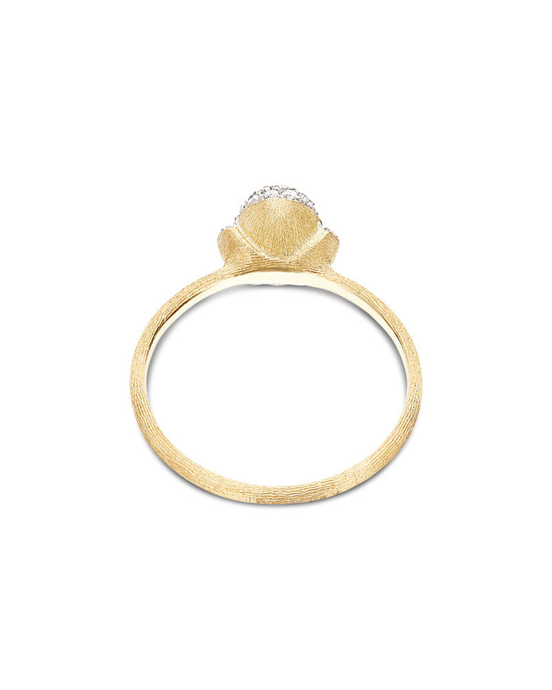 "Élite" diamonds pavé and Gold Engagement ring