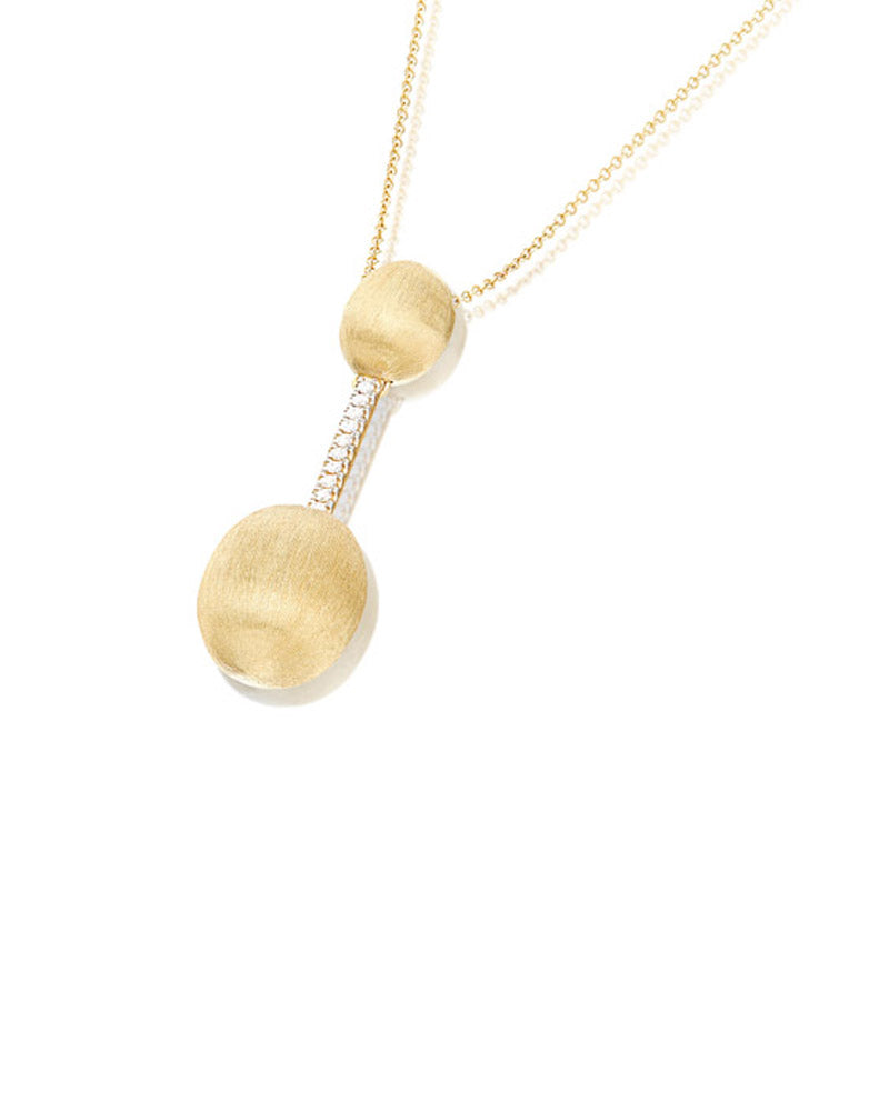 "Élite" Gold and Diamonds elegant pendant