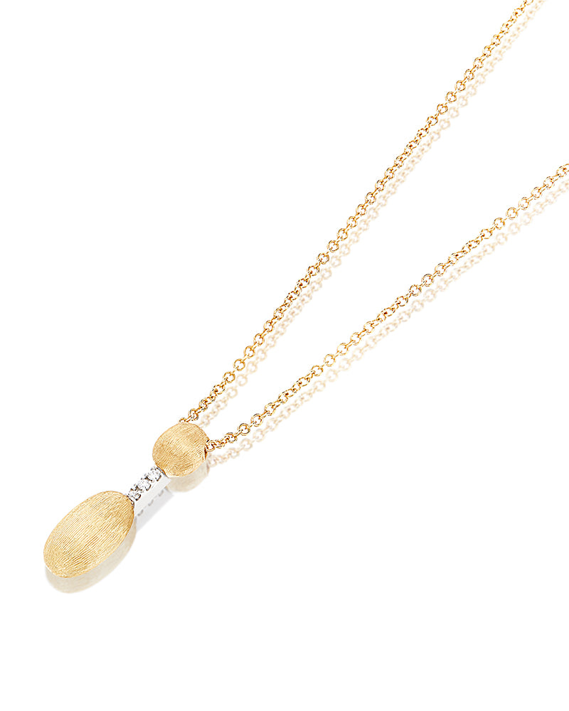 "Élite" Gold and Diamonds small pendant
