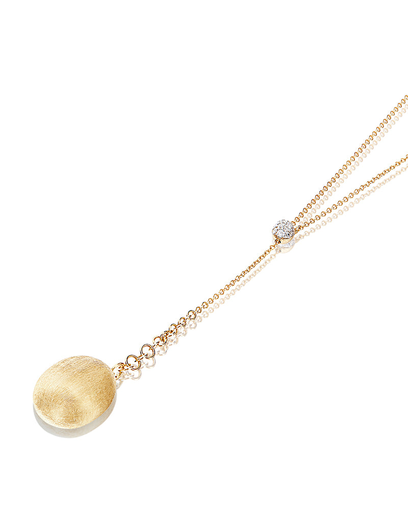 "CANDLE" Gold and Diamonds charming pendant