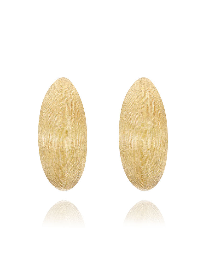 "Trasformista" Gold Vintage Hoop Earrings