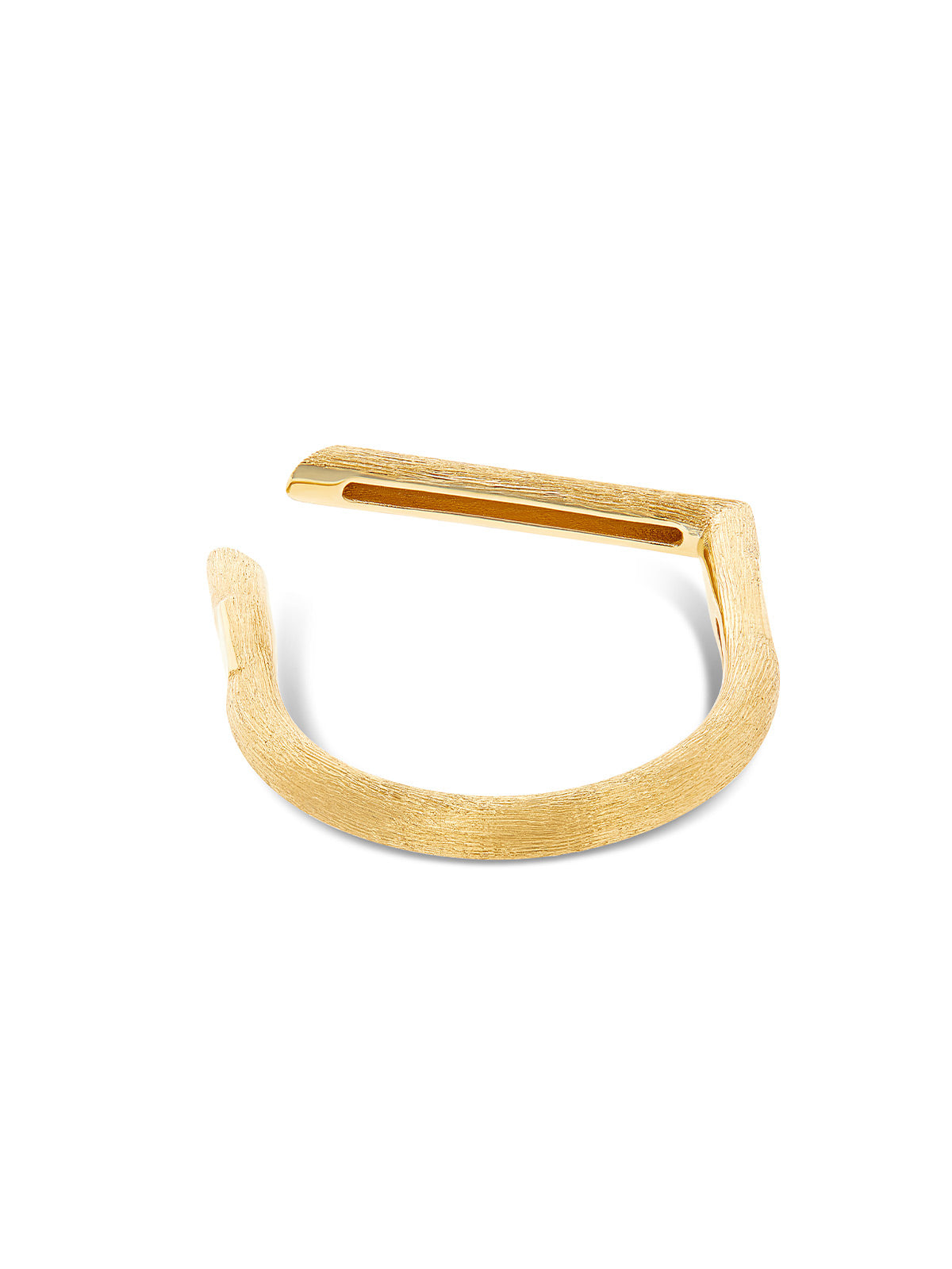 Libera Gold and diamonds opened look ring