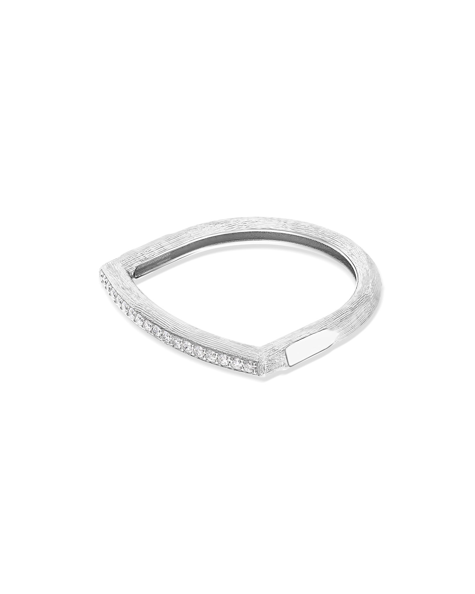 "Libera" Gold and diamonds pavé essential ring