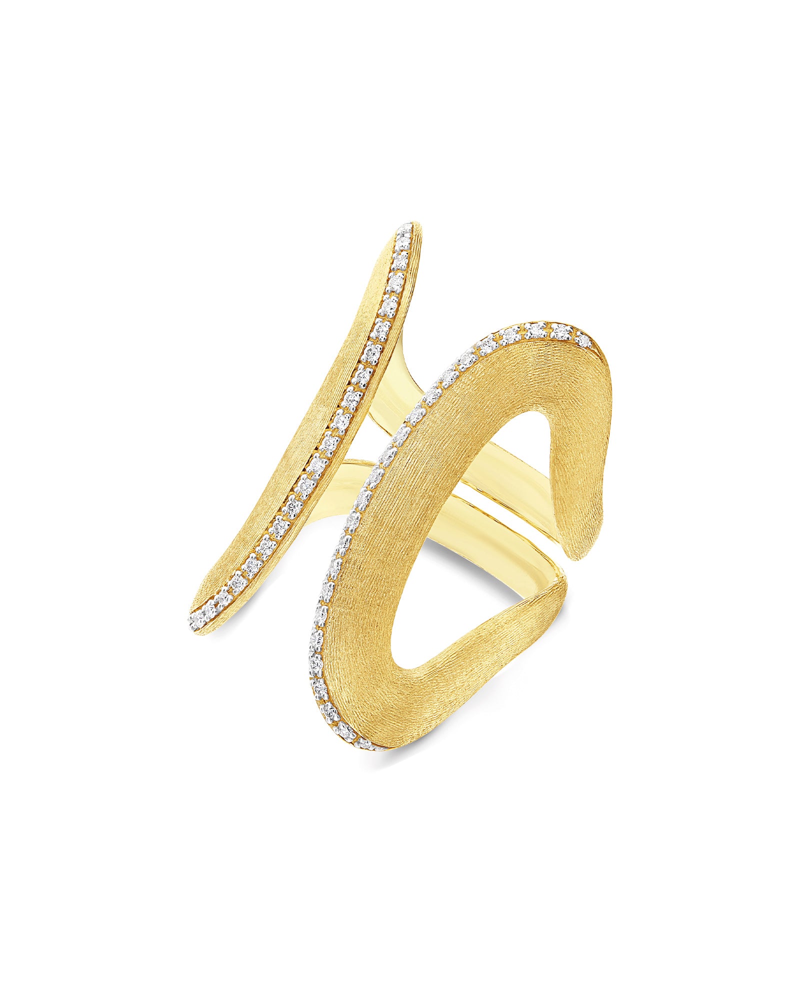 Libera Icon Gold and diamonds statement ring