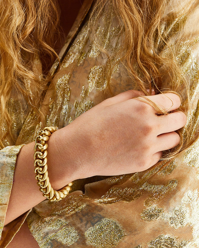 "Trasformista" Gold and Diamonds Bracelet and Necklace
