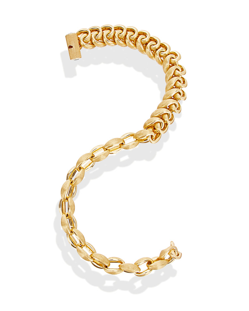 "Trasformista" Gold and Diamond Bracelet and Necklace