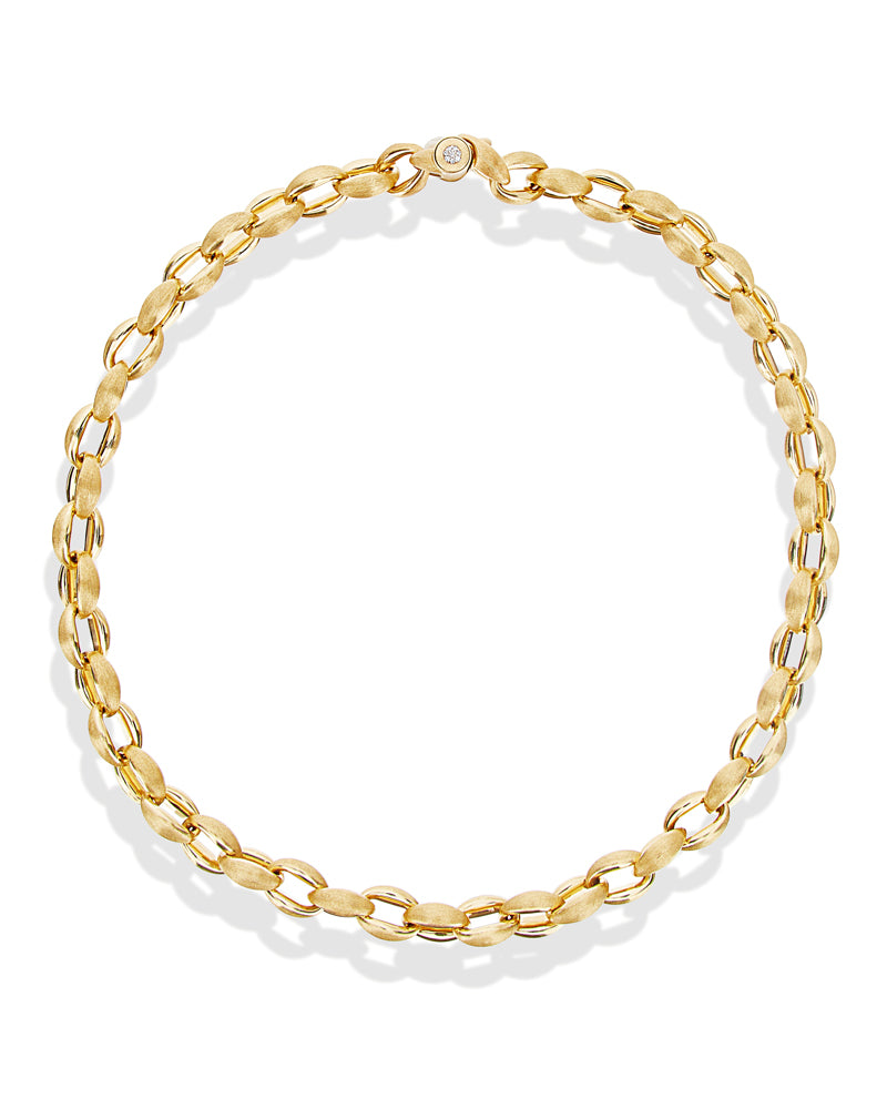 "Trasformista" Gold and Diamond Bracelet and Necklace