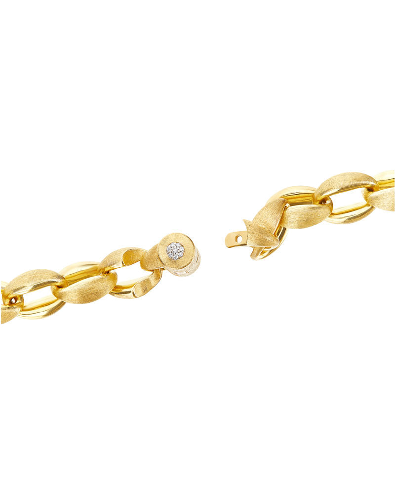 "Trasformista" Gold and Diamond Bracelet and Necklace