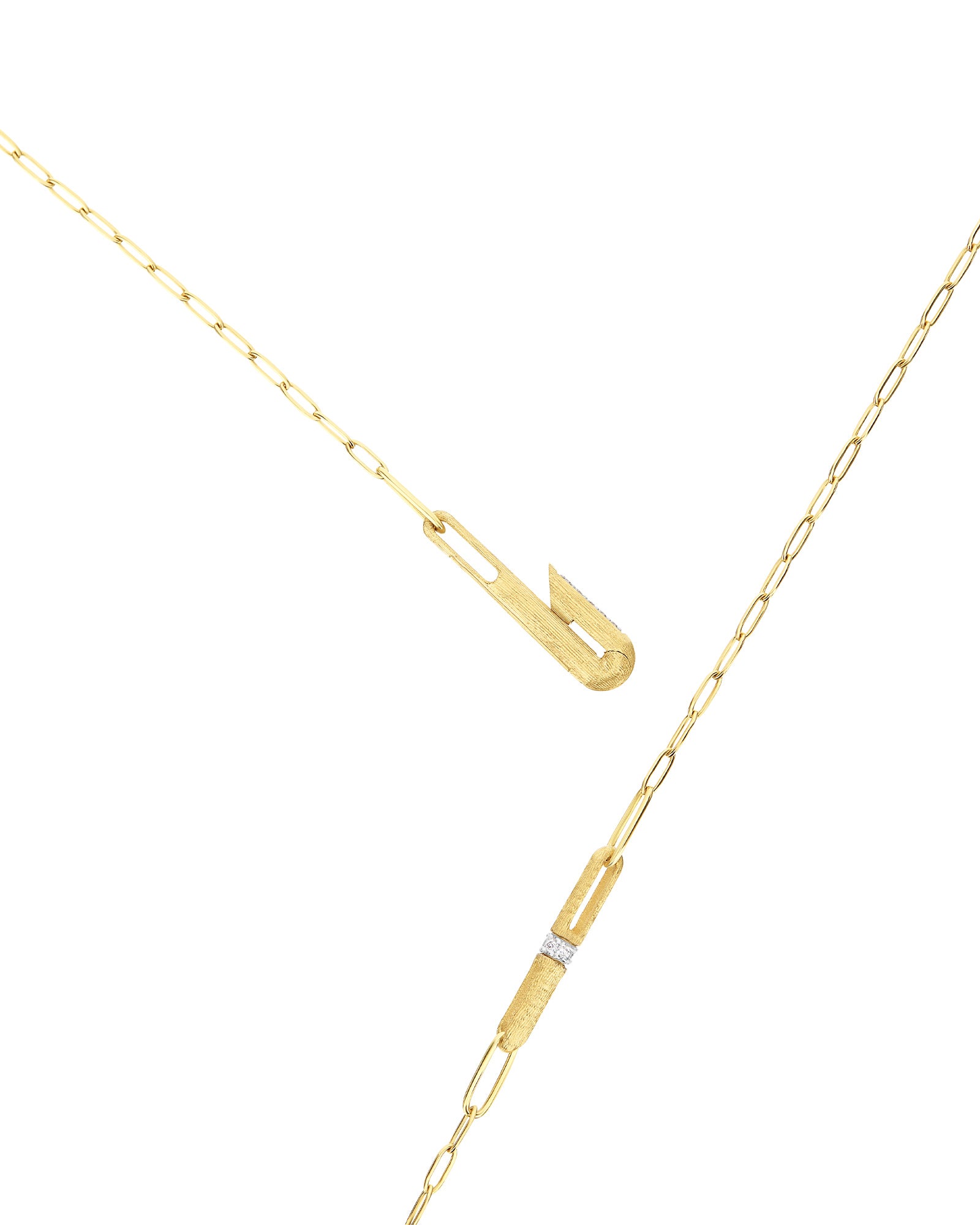 LIBERA Soffio Gold and Diamonds Y necklace