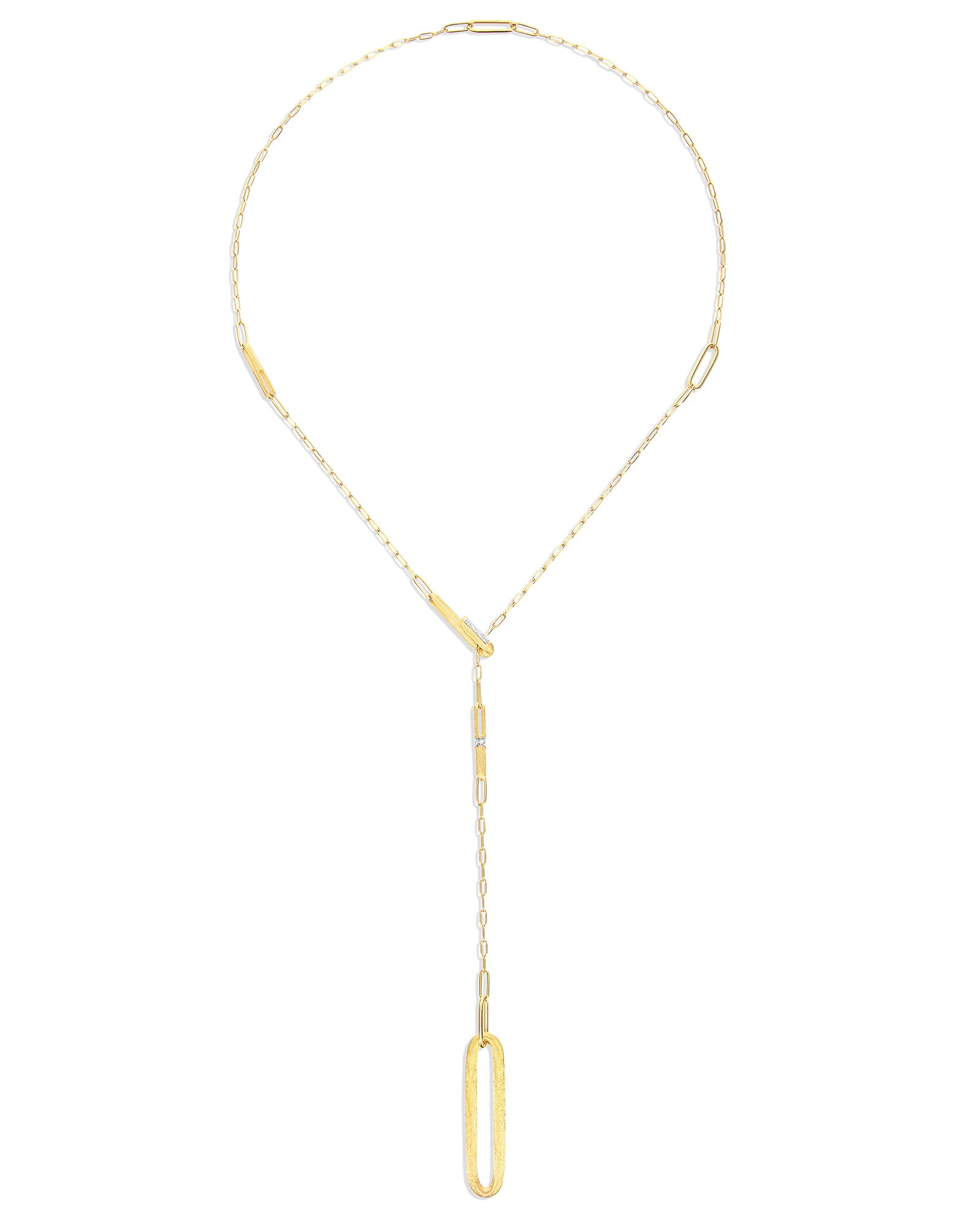 LIBERA Soffio Gold and Diamonds Y necklace
