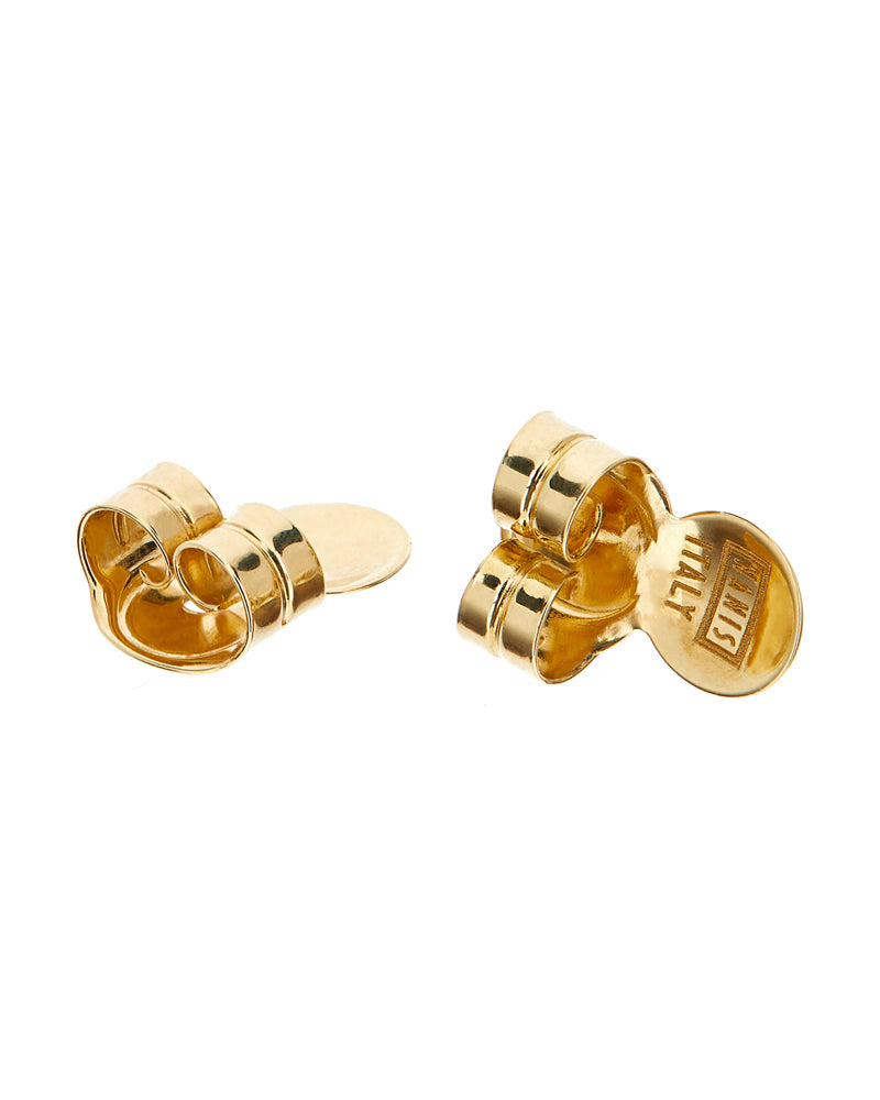 "Trasformista" gold cashmere earrings