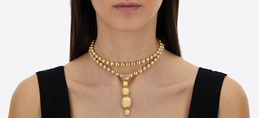 18kt Gold Necklaces and Pendants For Woman