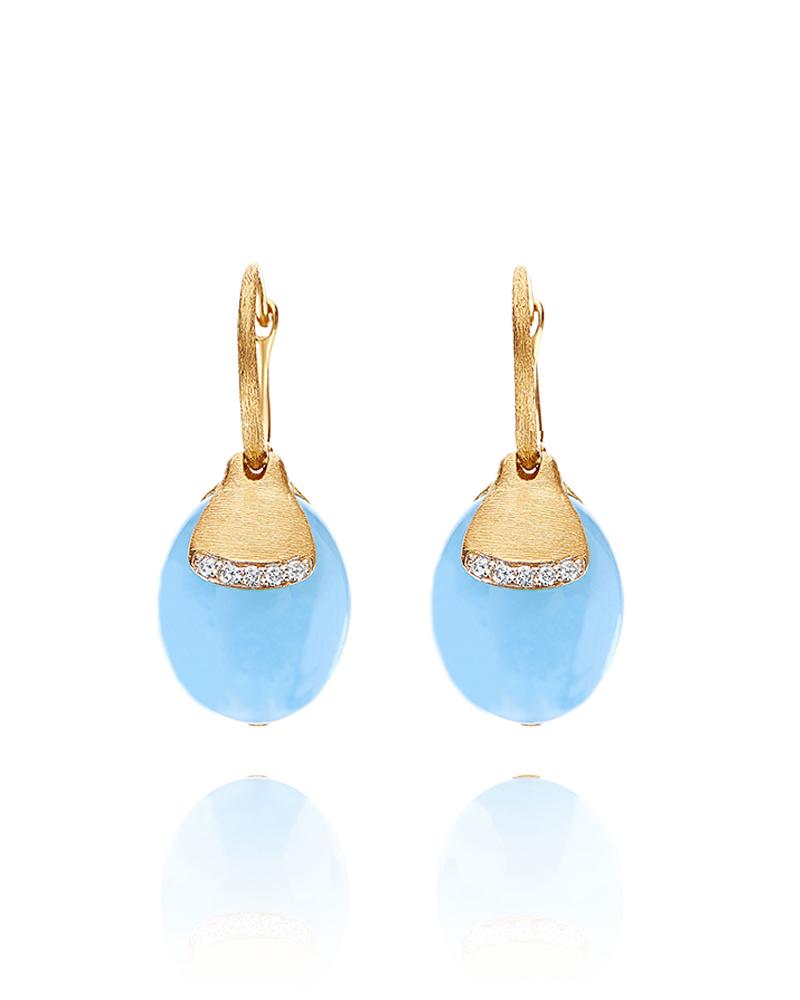 Gold Birthstone Earrings