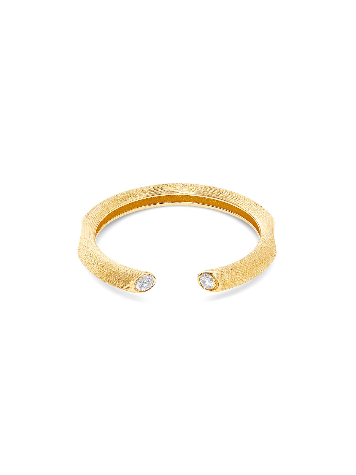 Libera ring, in engraved gold and diamonds 