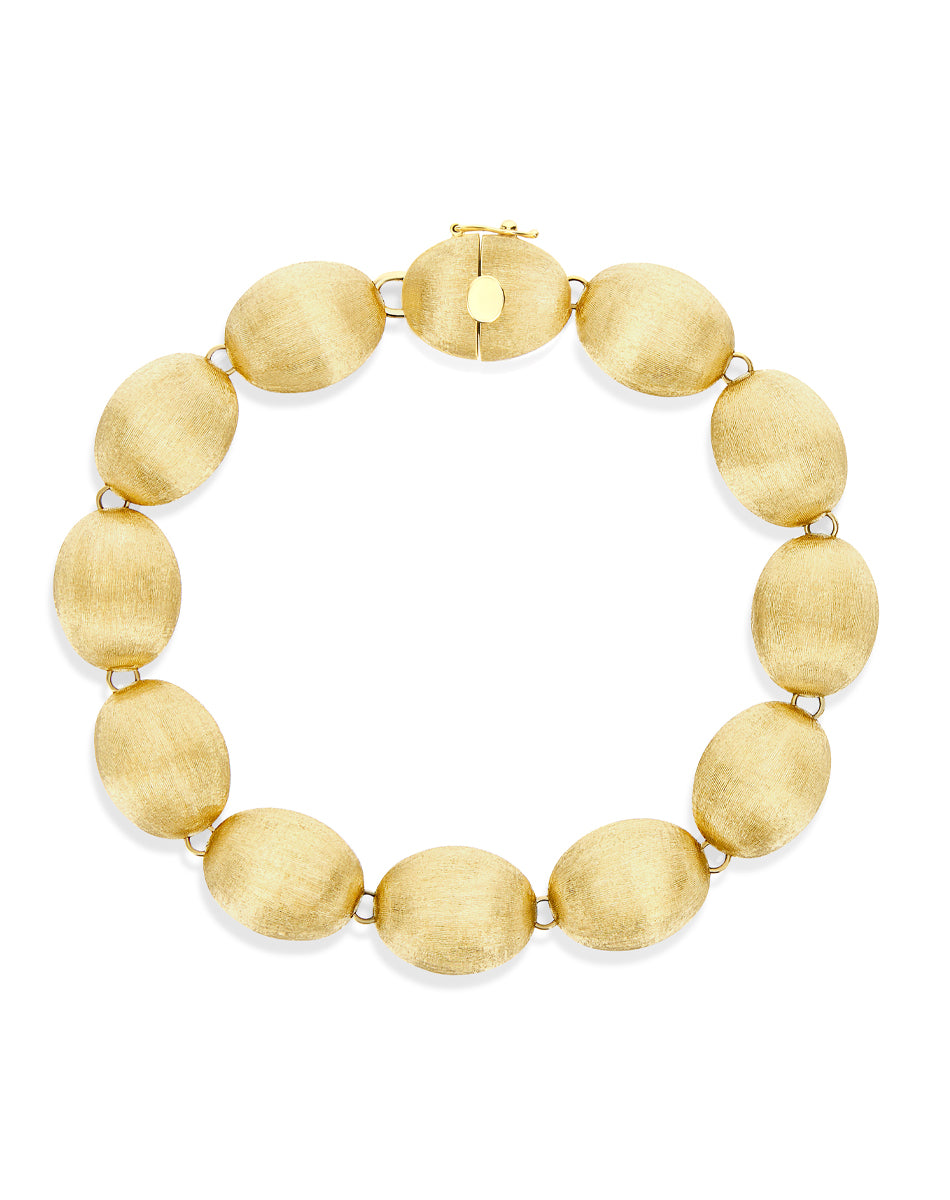 Lattementa “Muse” double-sided beaded bracelet in engraved gold, jadeite and rock crystal (medium)