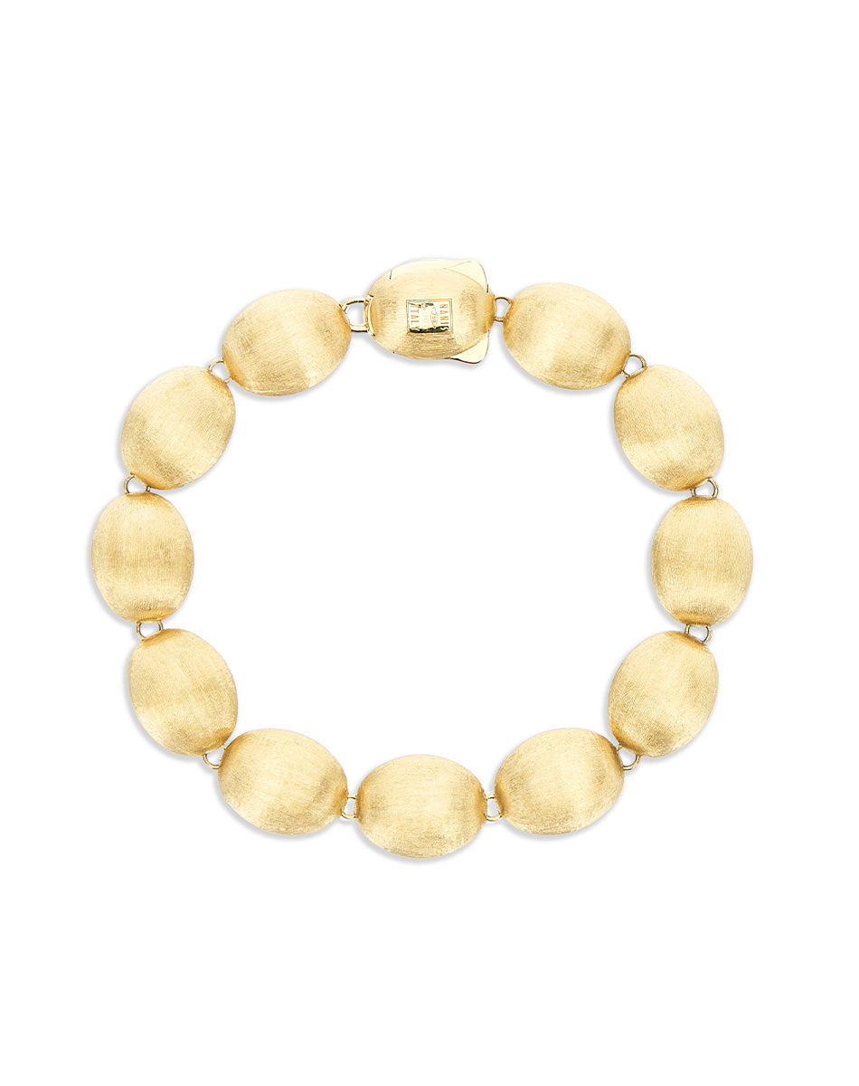 Lattementa “Muse” double-sided beaded bracelet in engraved gold, jadeite and rock crystal (small)