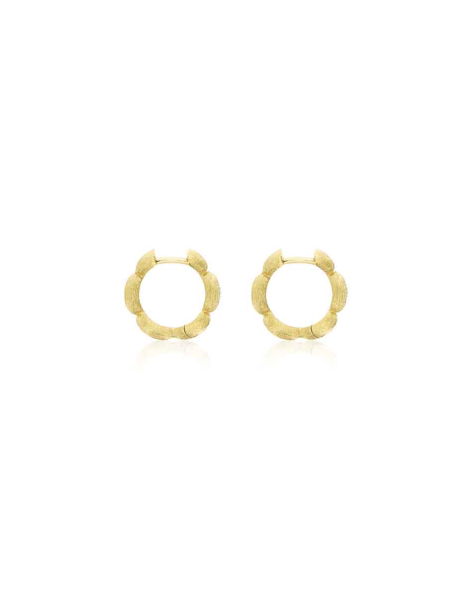 "Diva" gold hoop earrings (small)