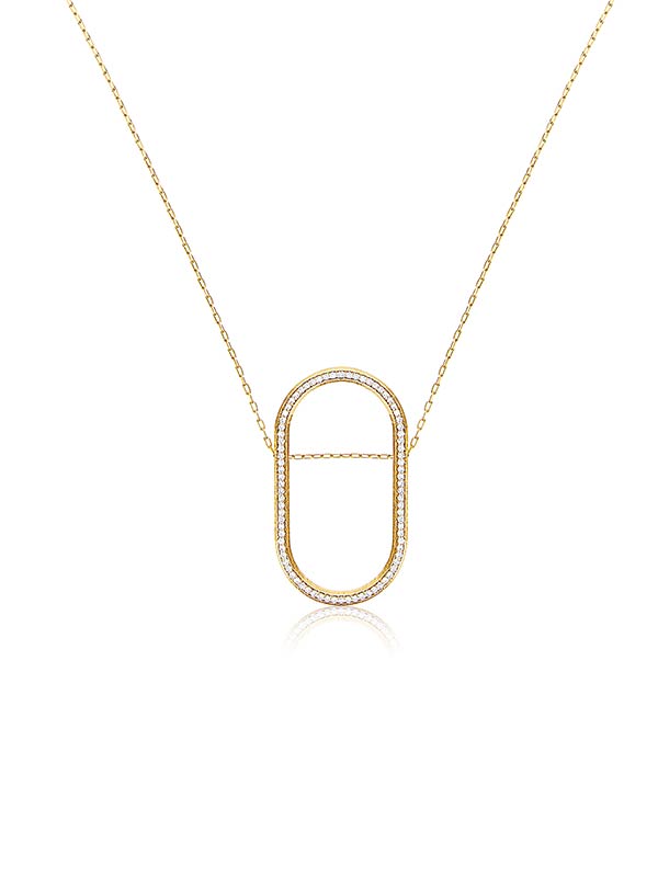 Libera Gold Necklace Pendant Chain