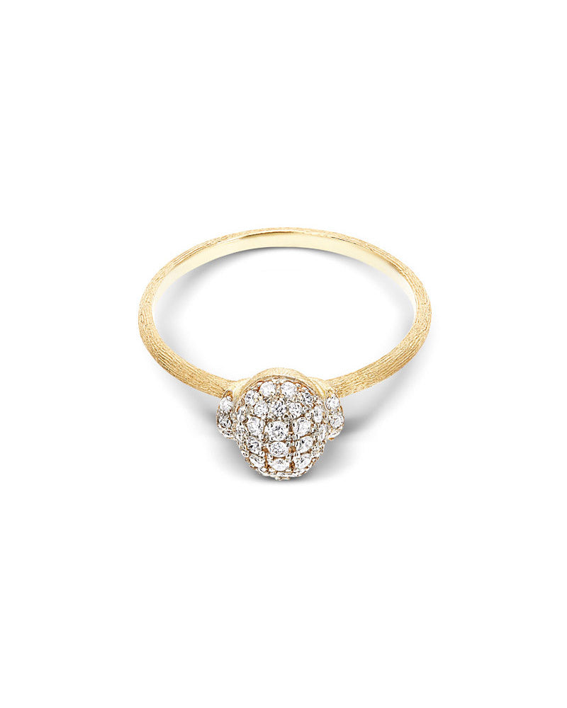 "Élite" diamonds pavé and Gold Engagement ring