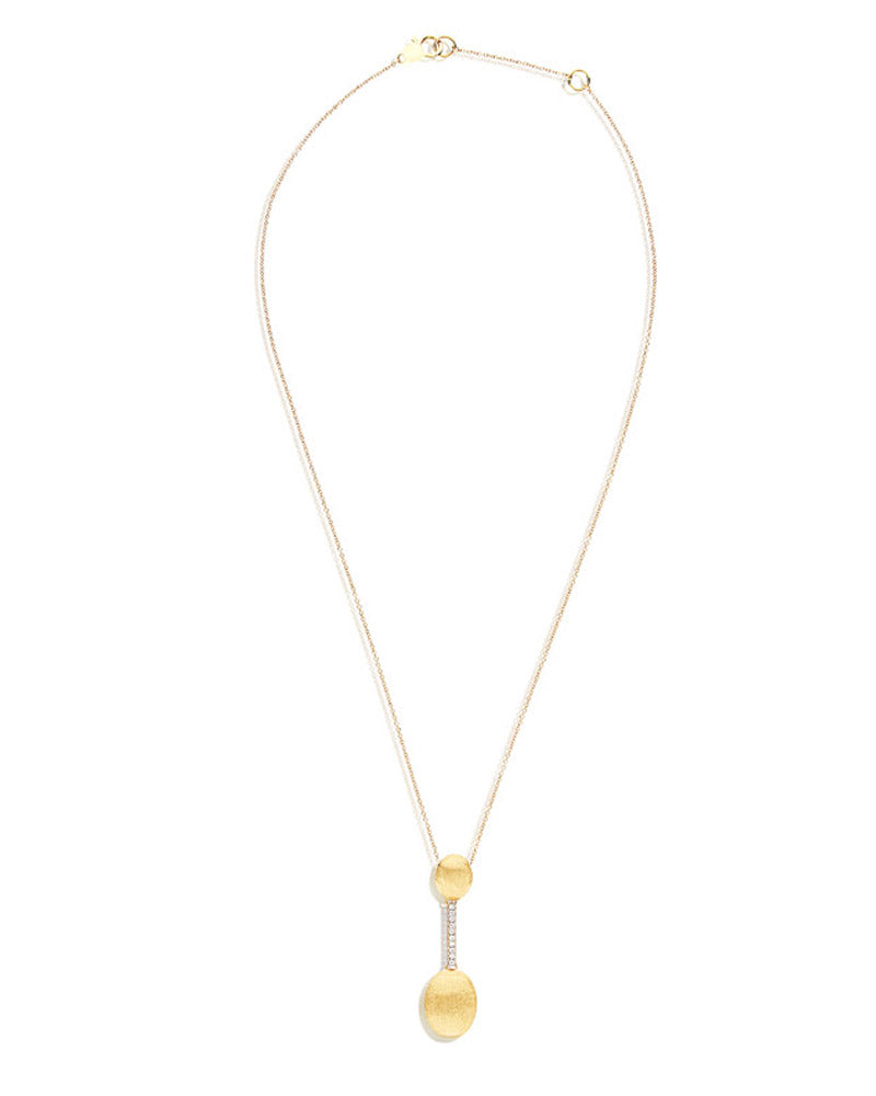 "Élite" Gold and Diamonds elegant pendant