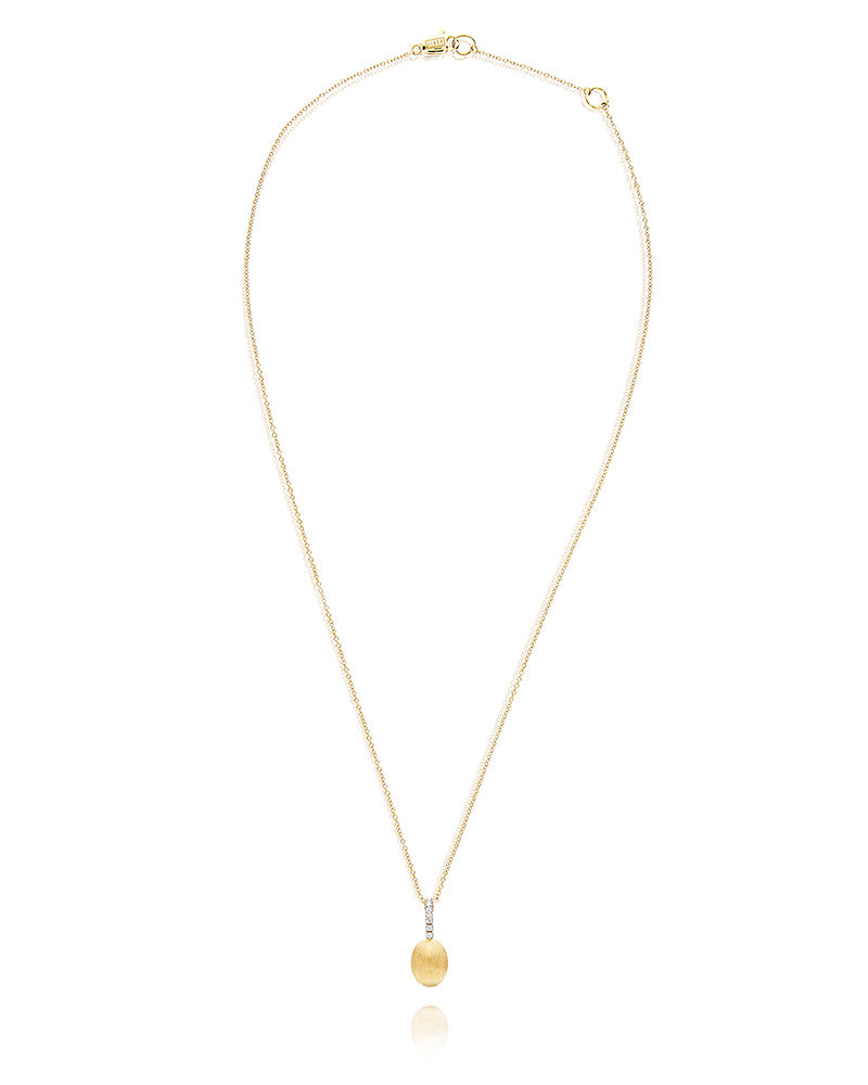 "Élite" Gold and Diamonds small necklace