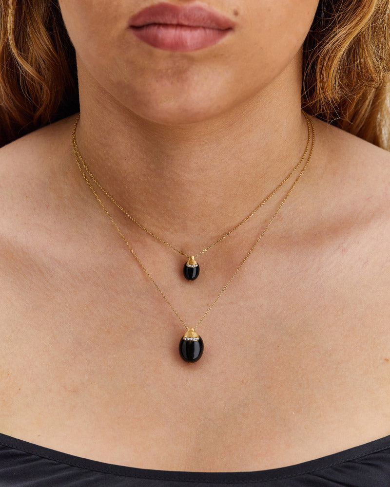 DIANPEARL Premium Gemstone] Onyx necklace, Best friend India | Ubuy