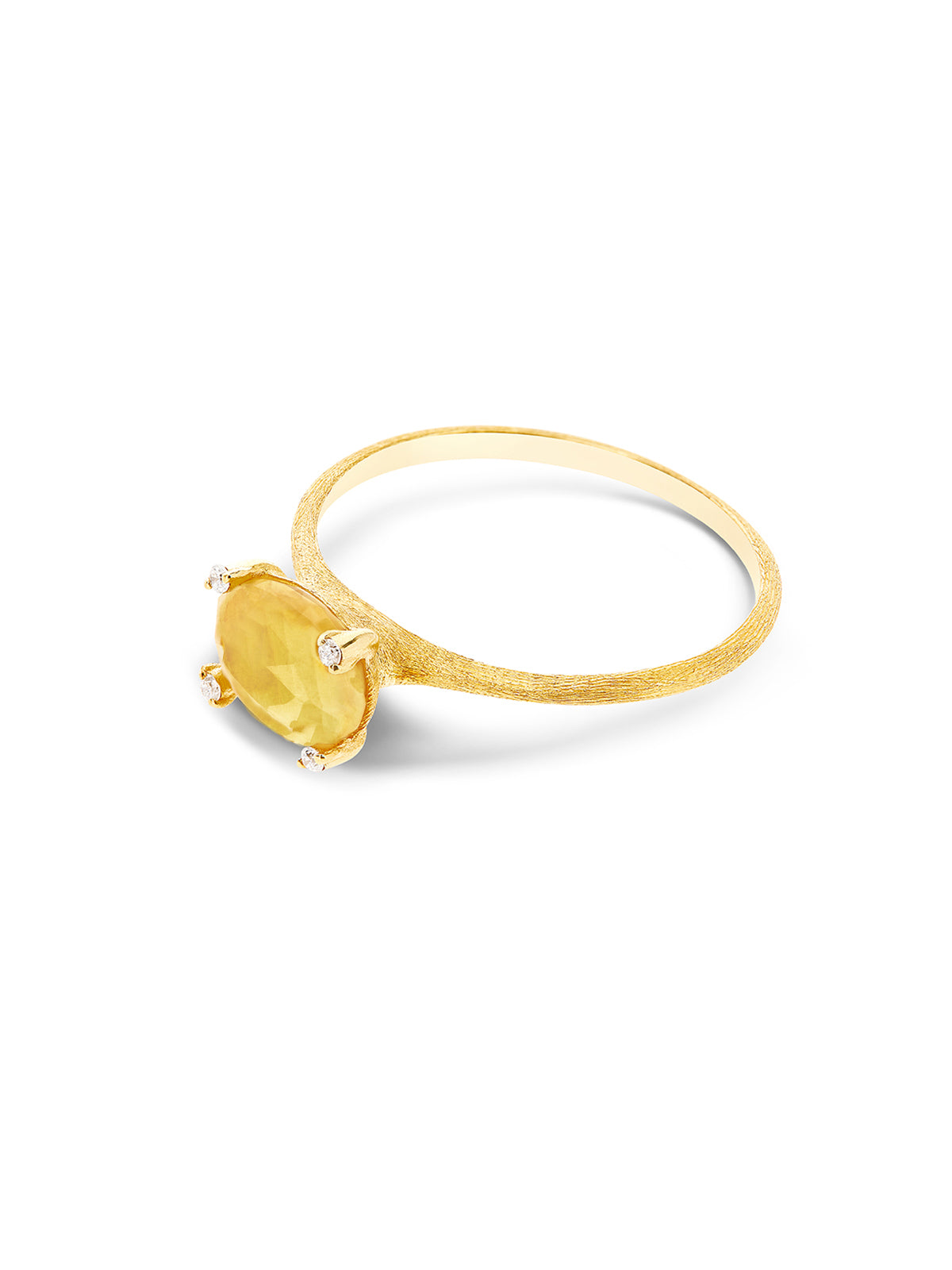 "Ipanema " Gold, Sapphire and Diamonds  Ring