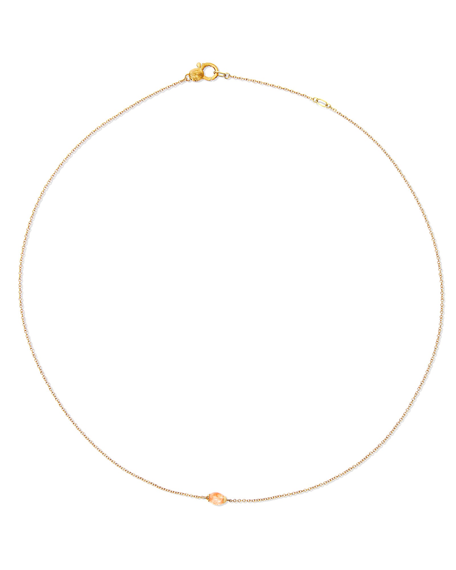 Petra "Amulets" Gold and Orange Aventurine Necklace (SMALL)