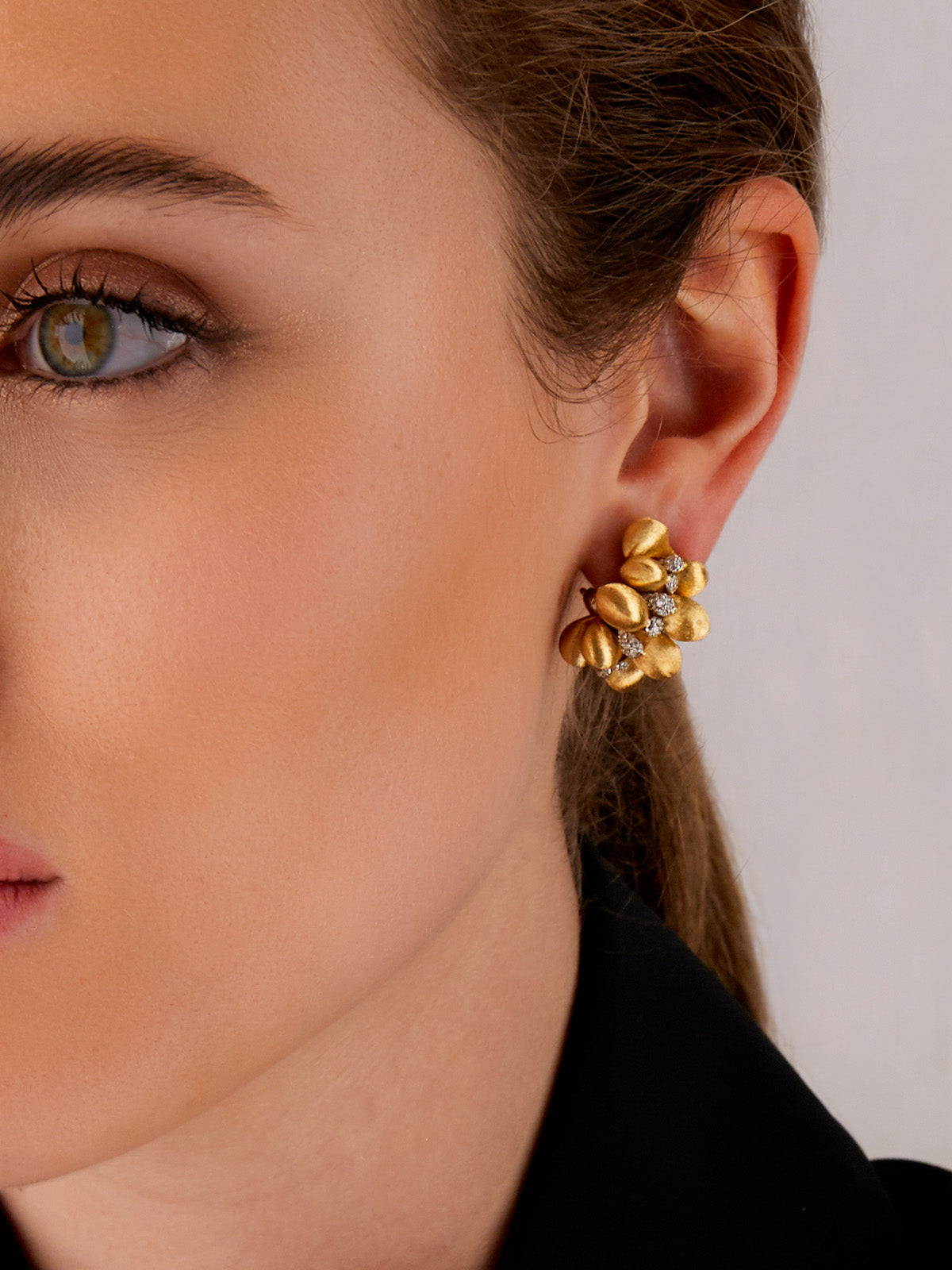 Trasformista Iconic Gold and Diamonds Earrings