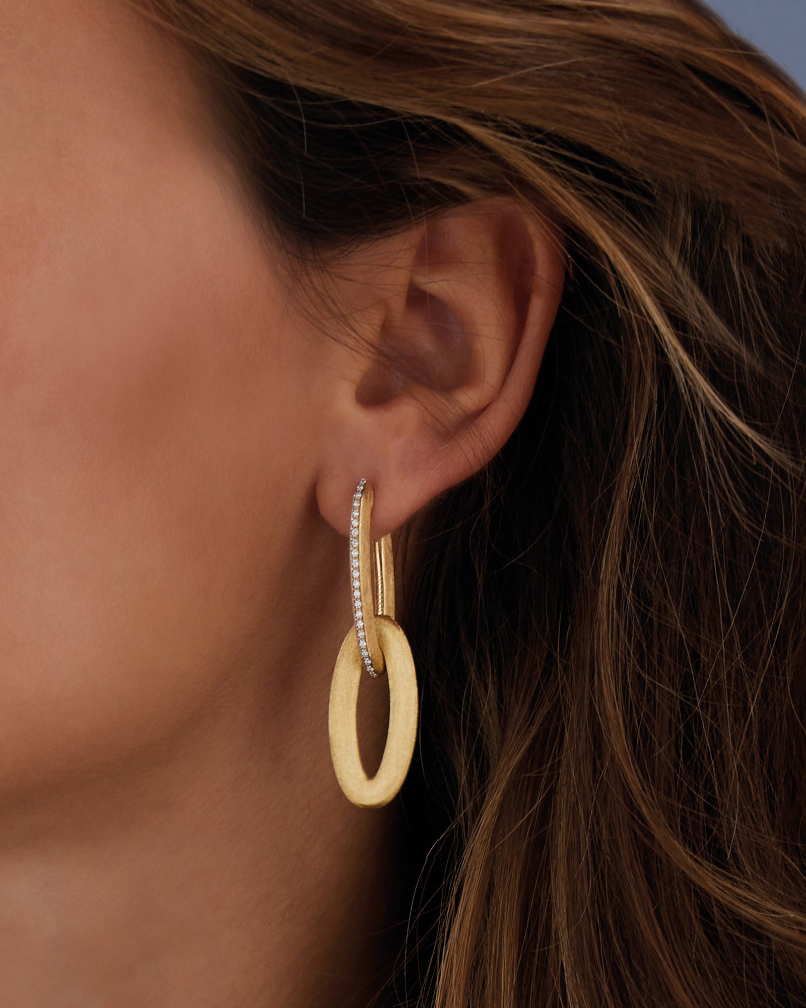 Libera Icon Gold and diamonds earrings